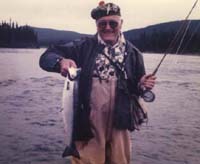 Happy guest with a nice grilse